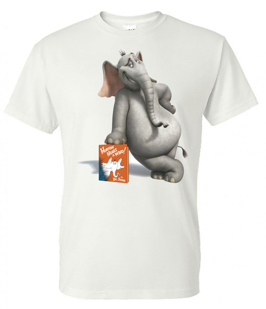 Horton Hears A Who - Dr. Seuss - White Short Sleeve Tee - Southern Grace Creations