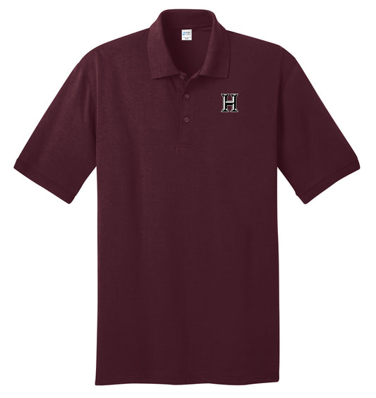 Howard - Adult Polo - Athletic Maroon (kp55) - Southern Grace Creations