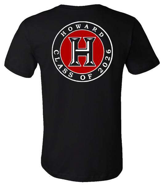 Howard - Circle with H - Class of 2026 (Tee/Hoodie/Sweatshirt) - Southern Grace Creations