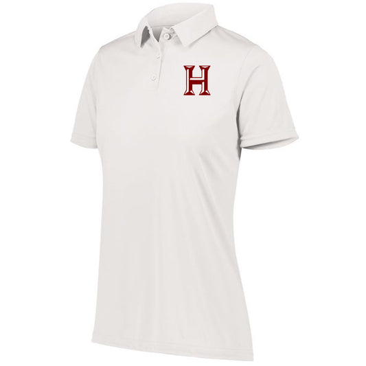 Howard - Ladies Drifit Vital Polo - White (5019) - Southern Grace Creations