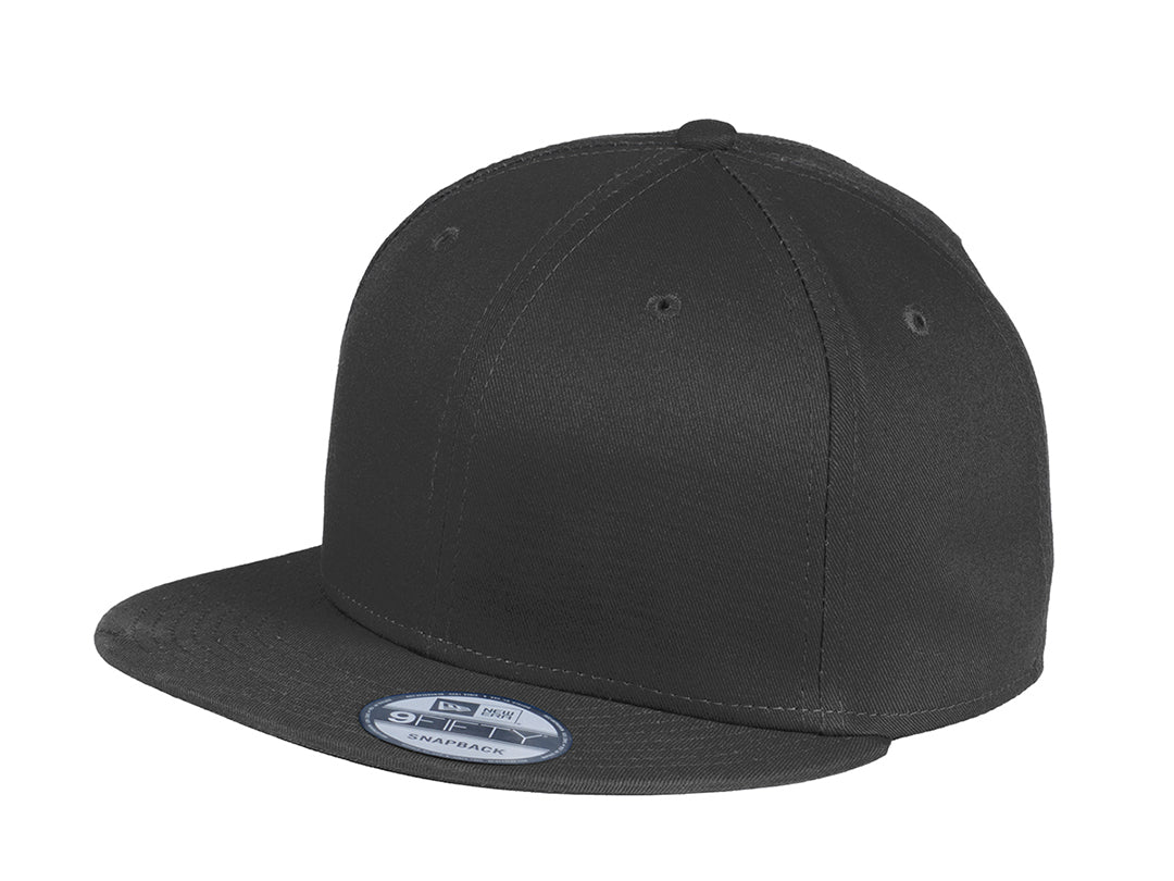 Howard - New Era® - Flat Bill Snapback Cap (NE400) - Black - Southern Grace Creations