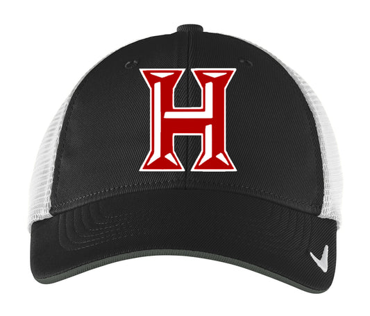 Howard - Nike Dri-FIT Mesh Back Cap (NKAO9293) - Black/White - Southern Grace Creations