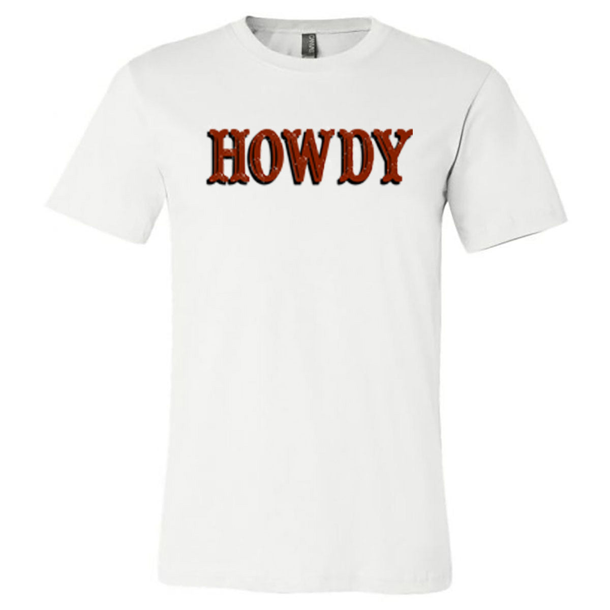 Howdy Yall TEE - Graphic White Tee - Southern Grace Creations