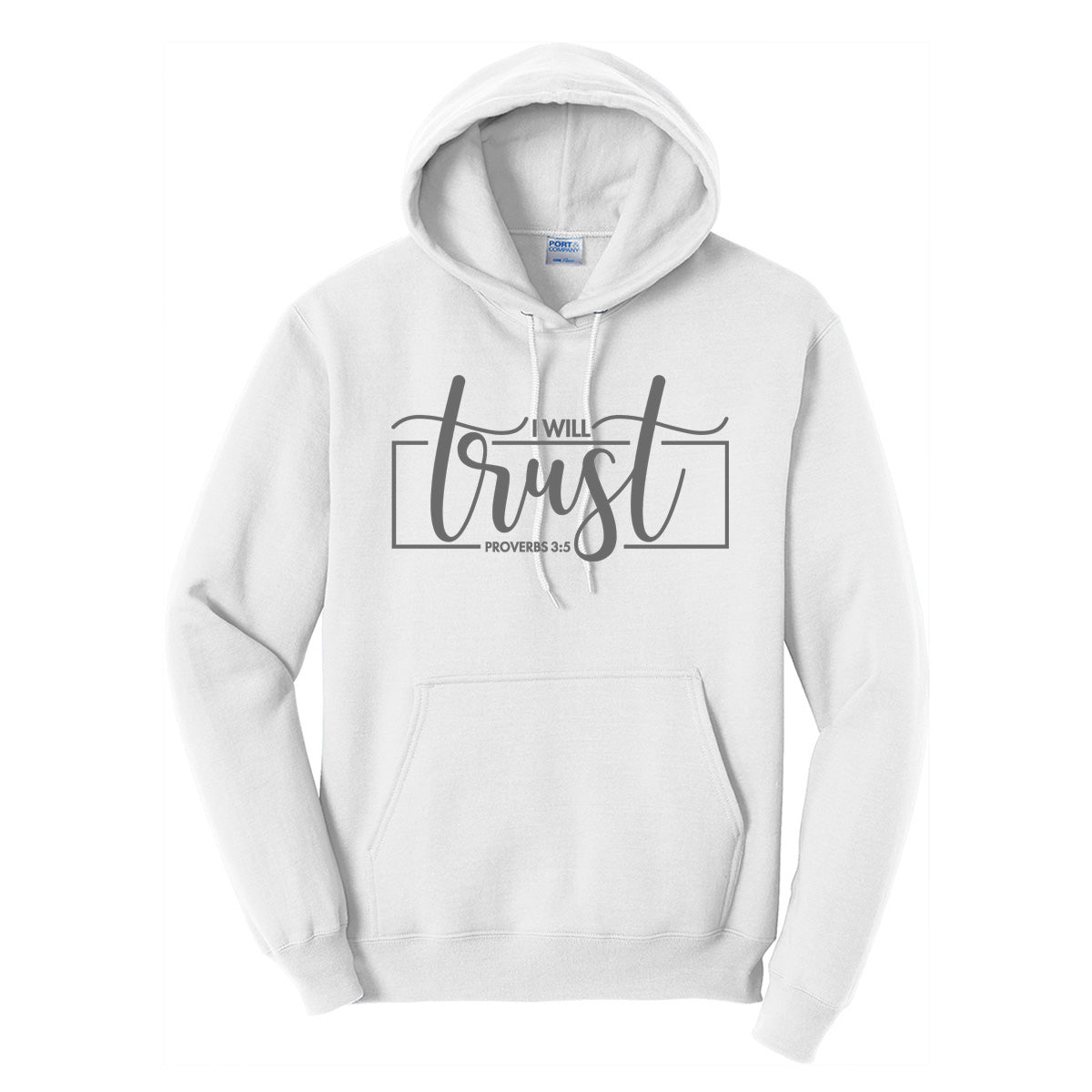 I Will Trust Box - White (Tee/Hoodie/Sweatshirt) - Southern Grace Creations