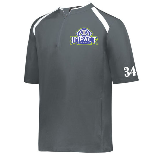 Impact - Clubhouse Pullover Cage Jacket - Graphite/White (229581/229681) - Southern Grace Creations