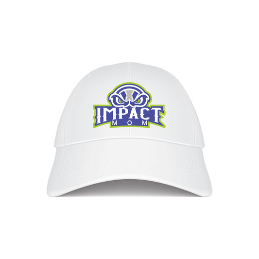 Impact - Impact Baseball Logo - White Non-Structured Cap - Southern Grace Creations