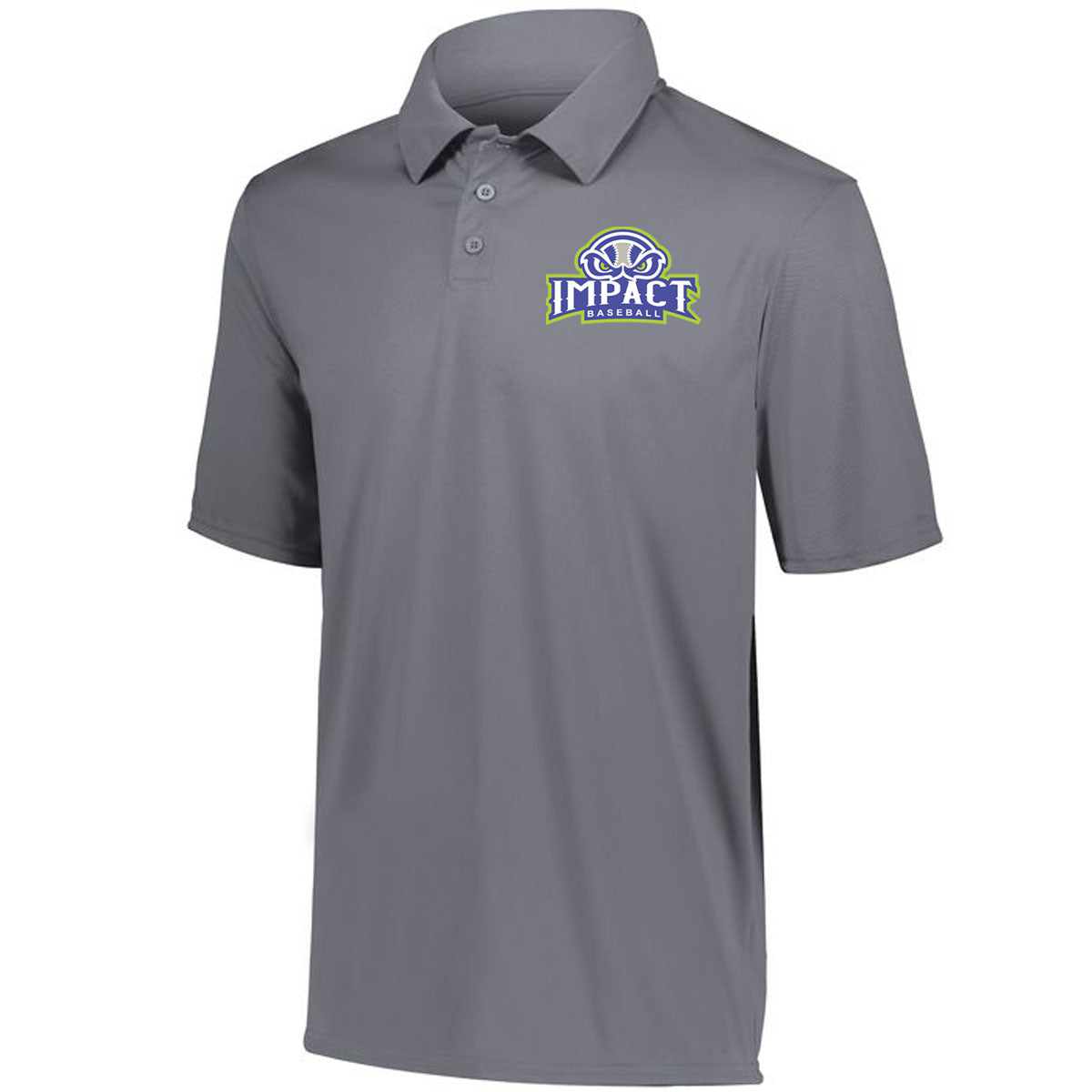 Impact - Varsity Vital Drifit Polo (5017) - Graphite - Southern Grace Creations