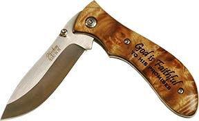 Inspirational Pocket Knife - God is Faithful to his Promises (KNF77) - Southern Grace Creations