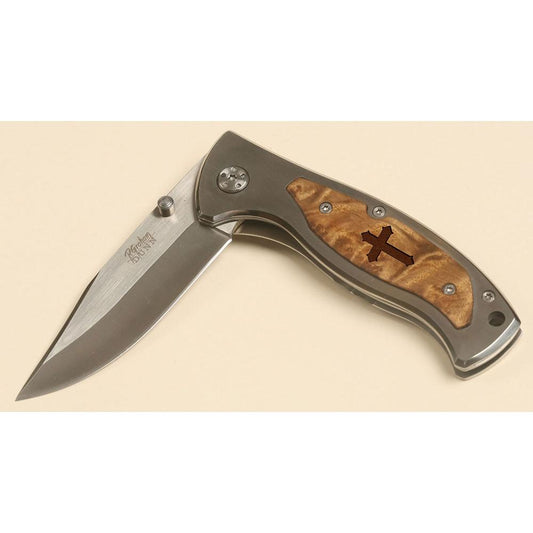Inspirational Pocket Knife - with Personalization on handle (KNF76) - Southern Grace Creations