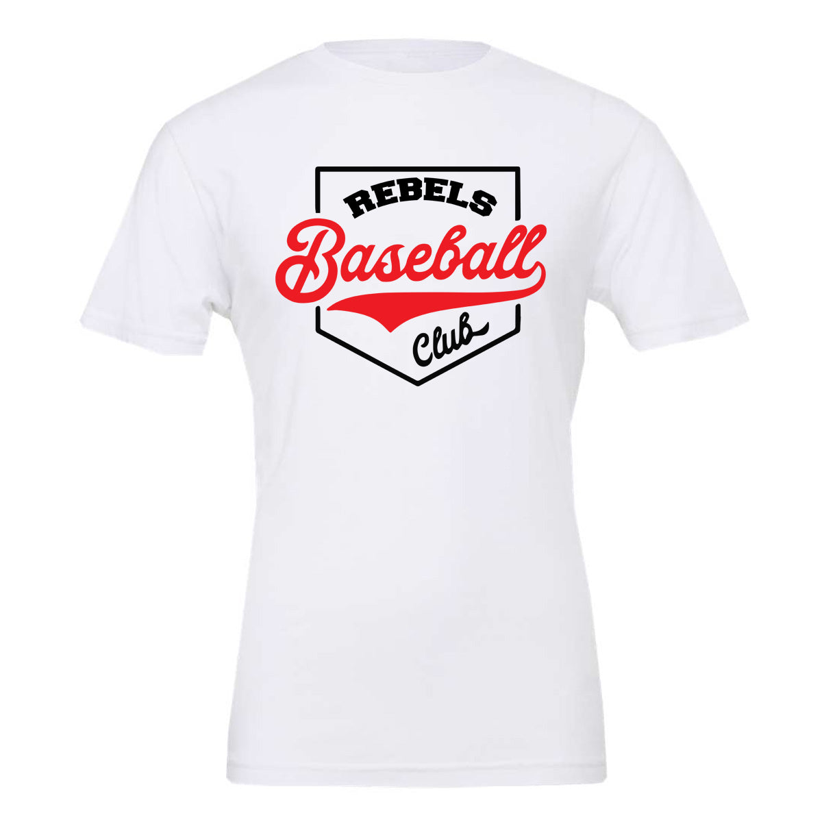JOHN HANCOCK ACADEMY - REBELS BASEBALL CLUB - white (Tee/DriFit/Hoodie/Sweatshirt) - Southern Grace Creations