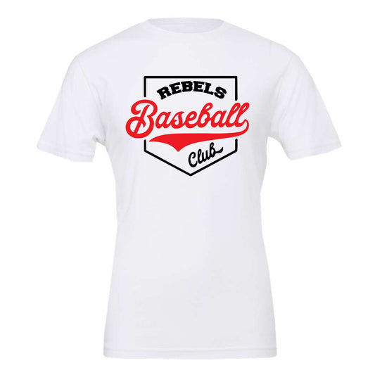 JOHN HANCOCK ACADEMY - REBELS BASEBALL CLUB - white (Tee/DriFit/Hoodie/Sweatshirt) - Southern Grace Creations