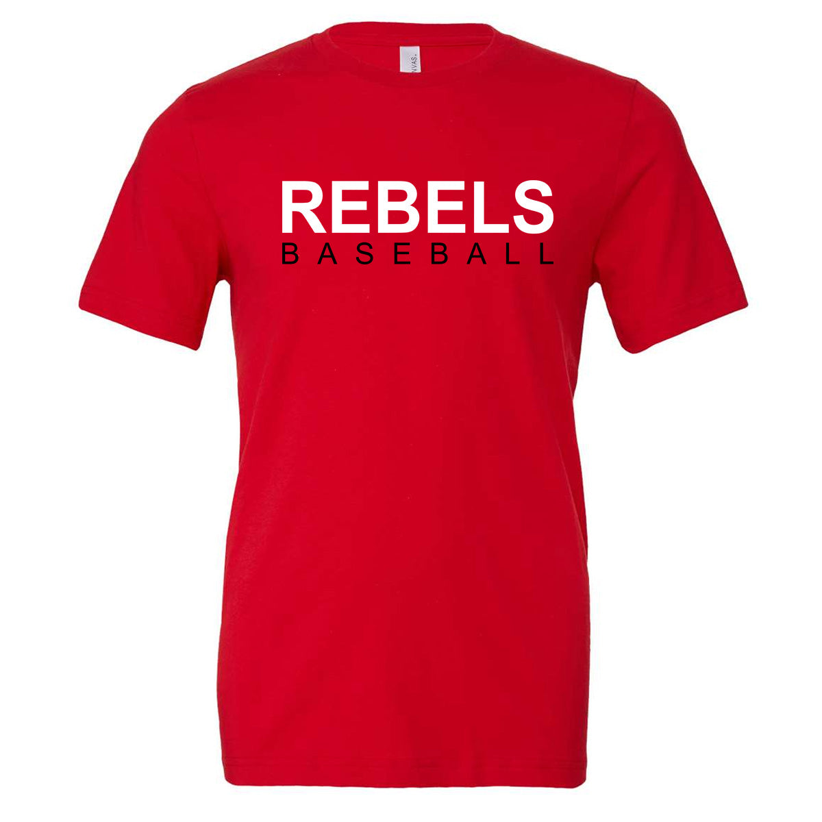 JOHN HANCOCK - REBELS BASEBALL 3 - Red (Tee/DriFit/Hoodie/Sweatshirt) - Southern Grace Creations