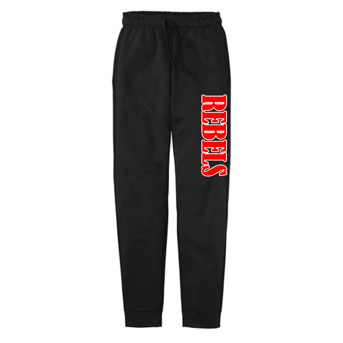 John Hancock - Black Joggers with Rebels (PC78J) - Southern Grace Creations