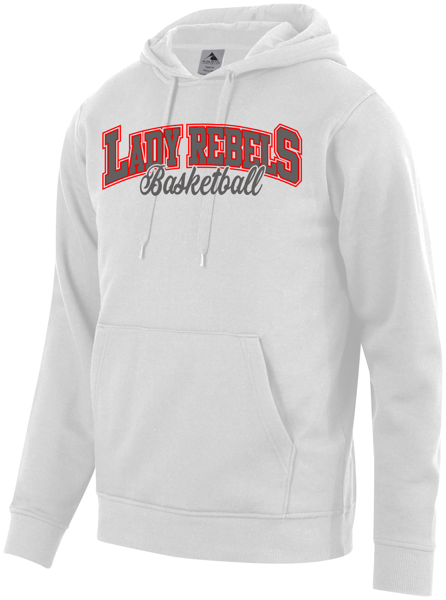 John Hancock - Lady Rebels Basketball - White (Tee/DriFit/Hoodie/Sweatshirt) - Southern Grace Creations