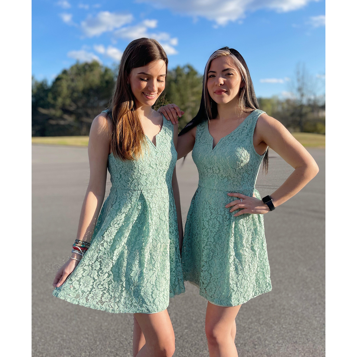 Lace Skater Dress - Southern Grace Creations