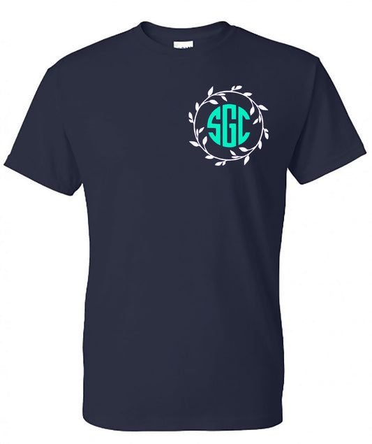 Leafy Vine Monogram - Southern Grace Creations