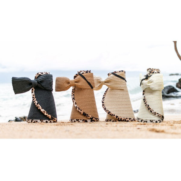 Leopard Foldable Bow Visors - Southern Grace Creations