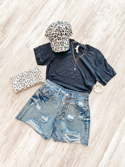 Leopard Hat - White - Southern Grace Creations