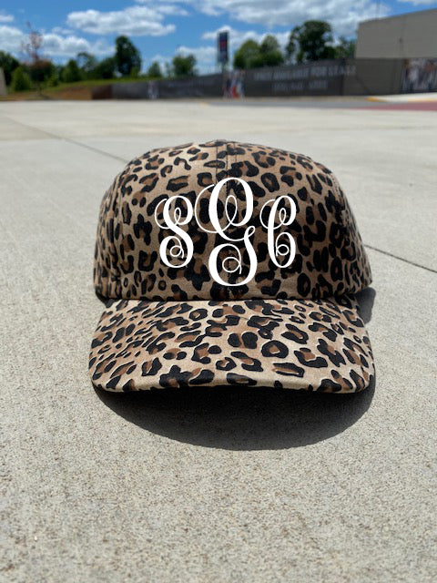 Leopard Print Hat - Southern Grace Creations