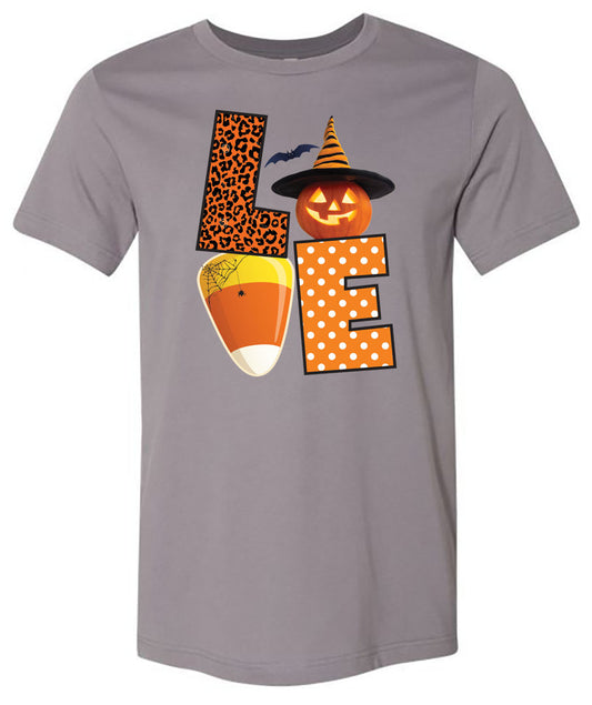 Love Halloween - Storm Short/Long Sleeve Tee - Southern Grace Creations