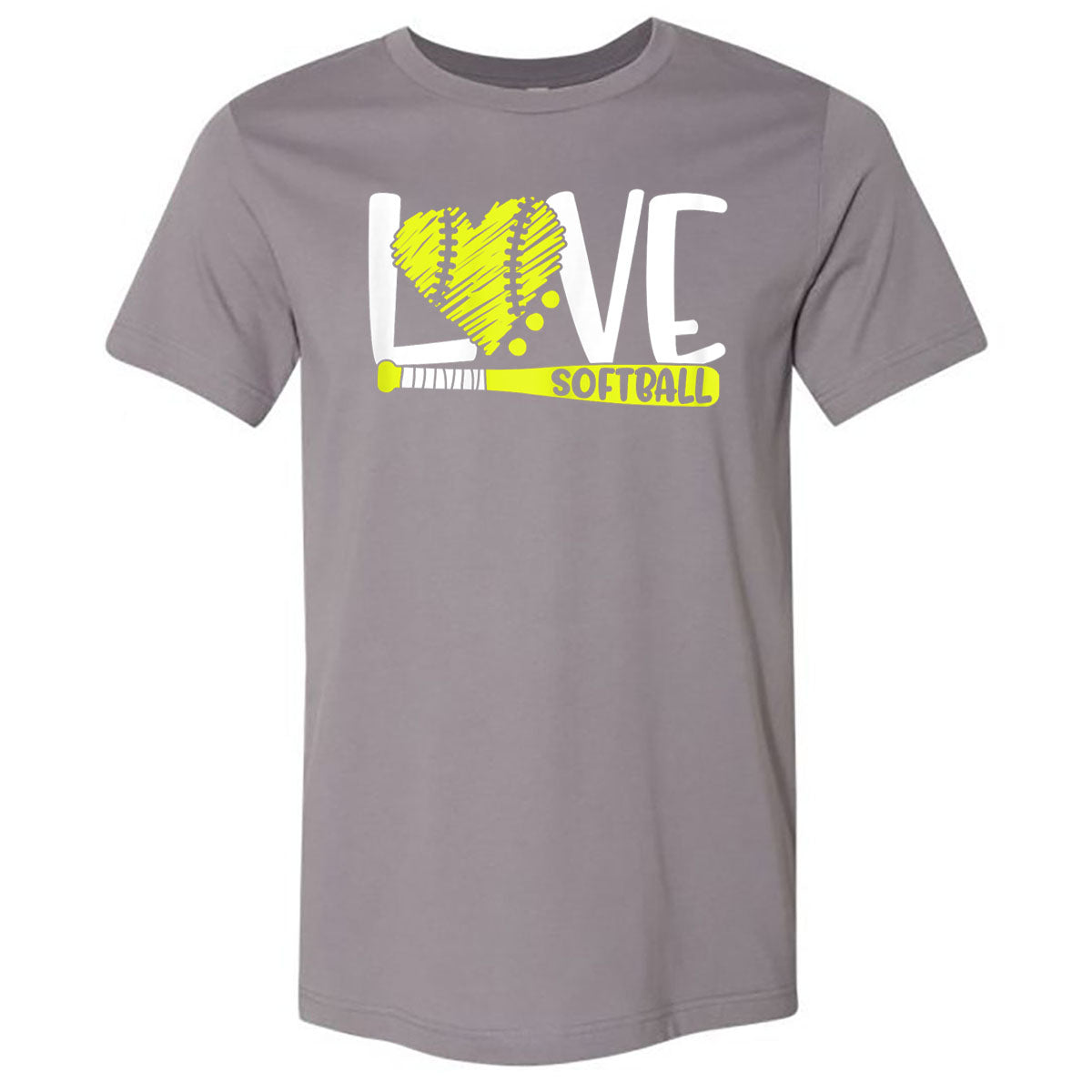 Love Softball - Storm Short Sleeve Tee - Southern Grace Creations