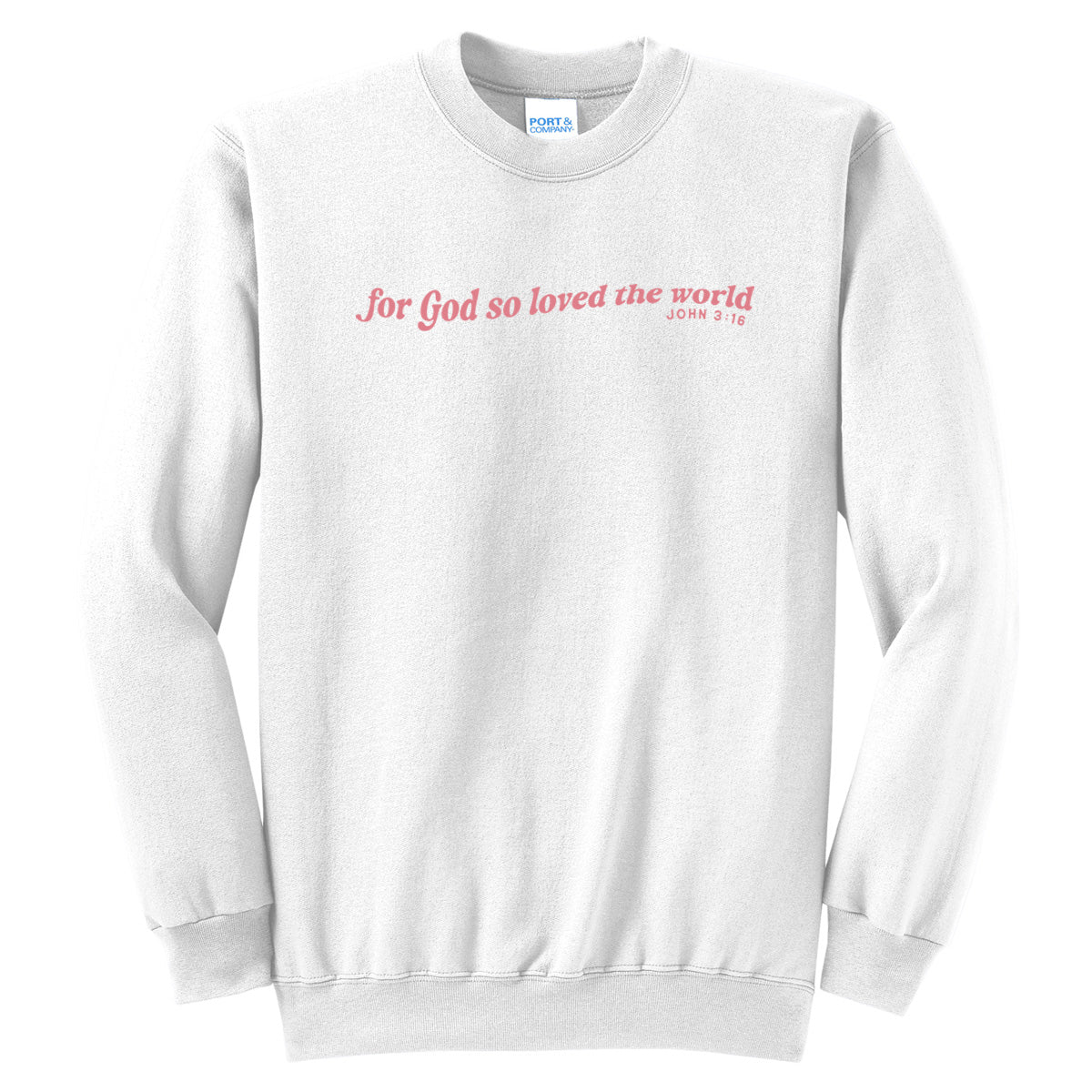 Love The World Like The One Who Created It (Coral) - White (Tee/Hoodie/Sweatshirt) - Southern Grace Creations
