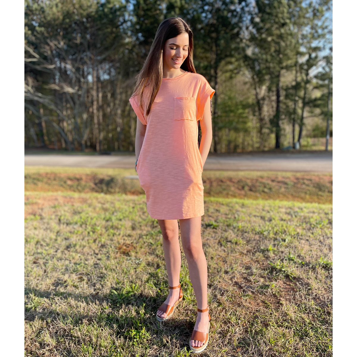 Mango T-Shirt Dress - Southern Grace Creations