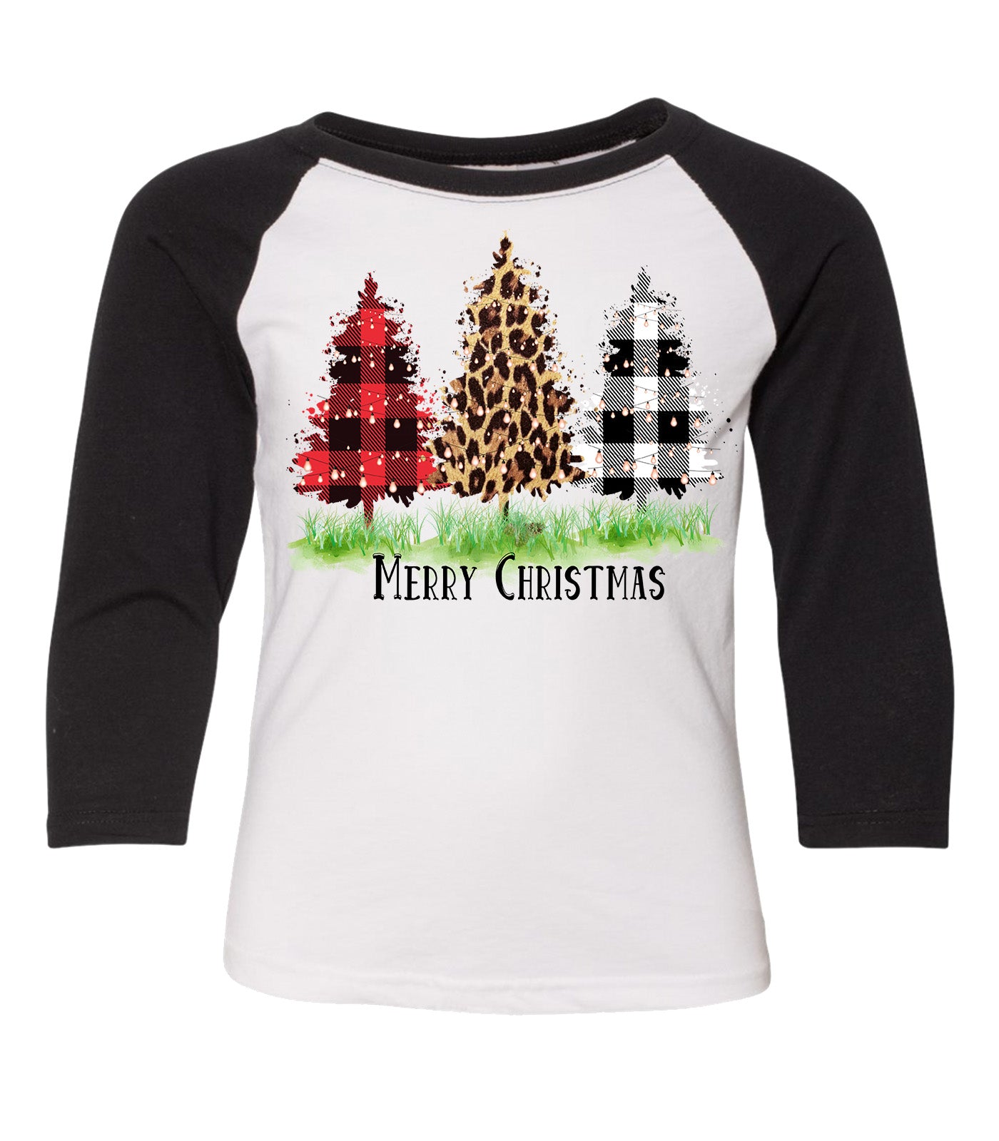 Merry Christmas Trees Tee - Southern Grace Creations