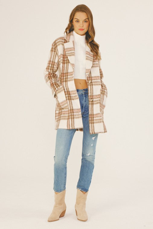 Mia Button Down Coat - Southern Grace Creations