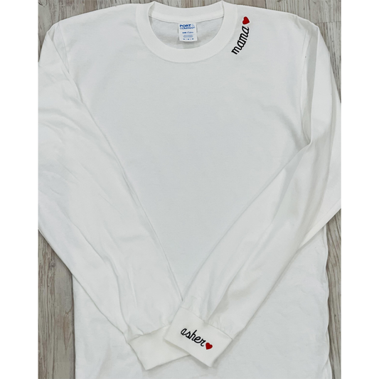Mommy and Me Embroidered Tee - Southern Grace Creations