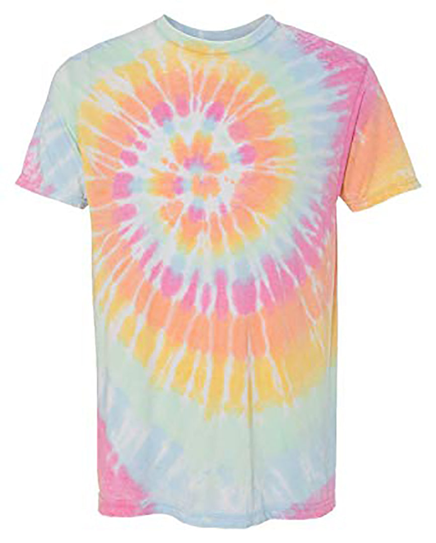 Monogram Aerial Tie Dye Tee - Southern Grace Creations