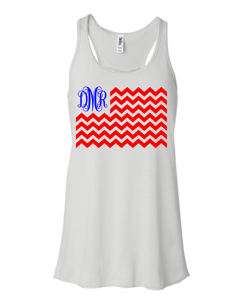 Monogrammed America the Great Racerback Tank - Southern Grace Creations