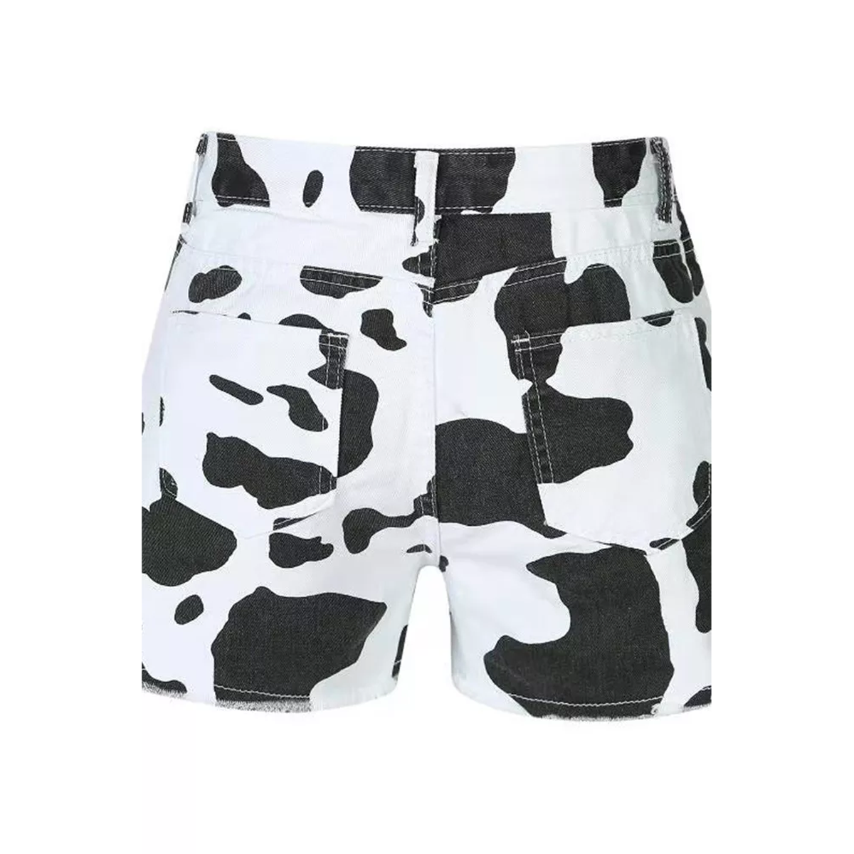 Moo Over Denim Shorts - Southern Grace Creations