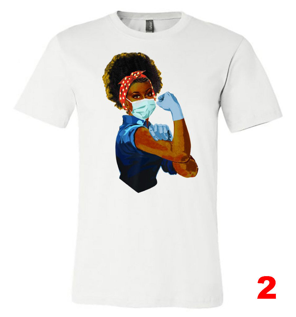 Nurse Power - White Short-Sleeve Tee - Southern Grace Creations
