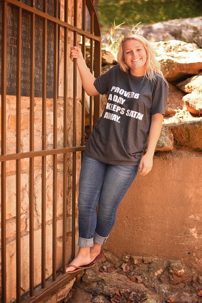 "PROVERB A DAY KEEPS SATAN AWAY" - Southern Grace Creations