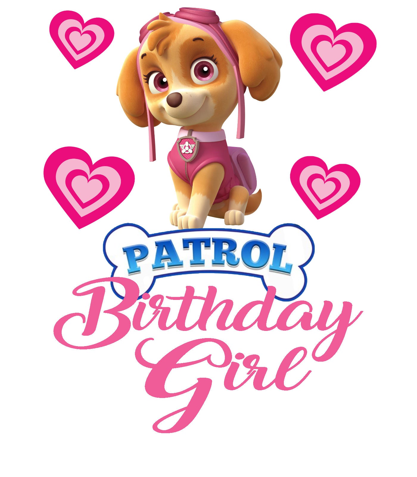 Paw Patrol Inspired "Happy Birthday" Shirt - Southern Grace Creations