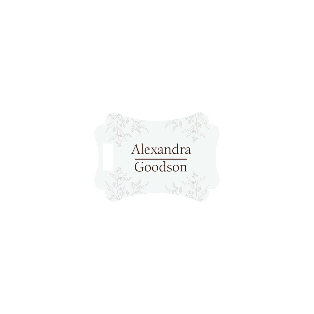 Personalized Boutique Key Chain (Engravable) - Southern Grace Creations