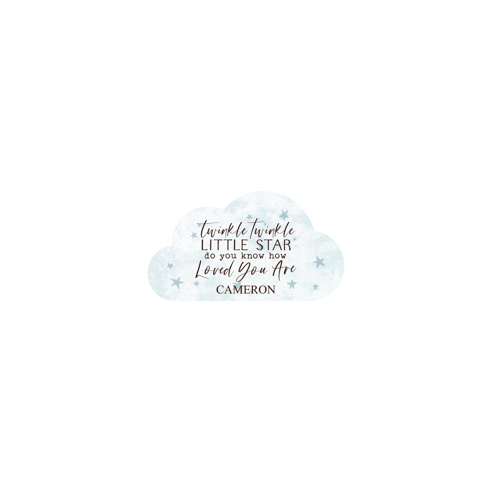 Personalized Cloud Sign (Engravable) - Southern Grace Creations