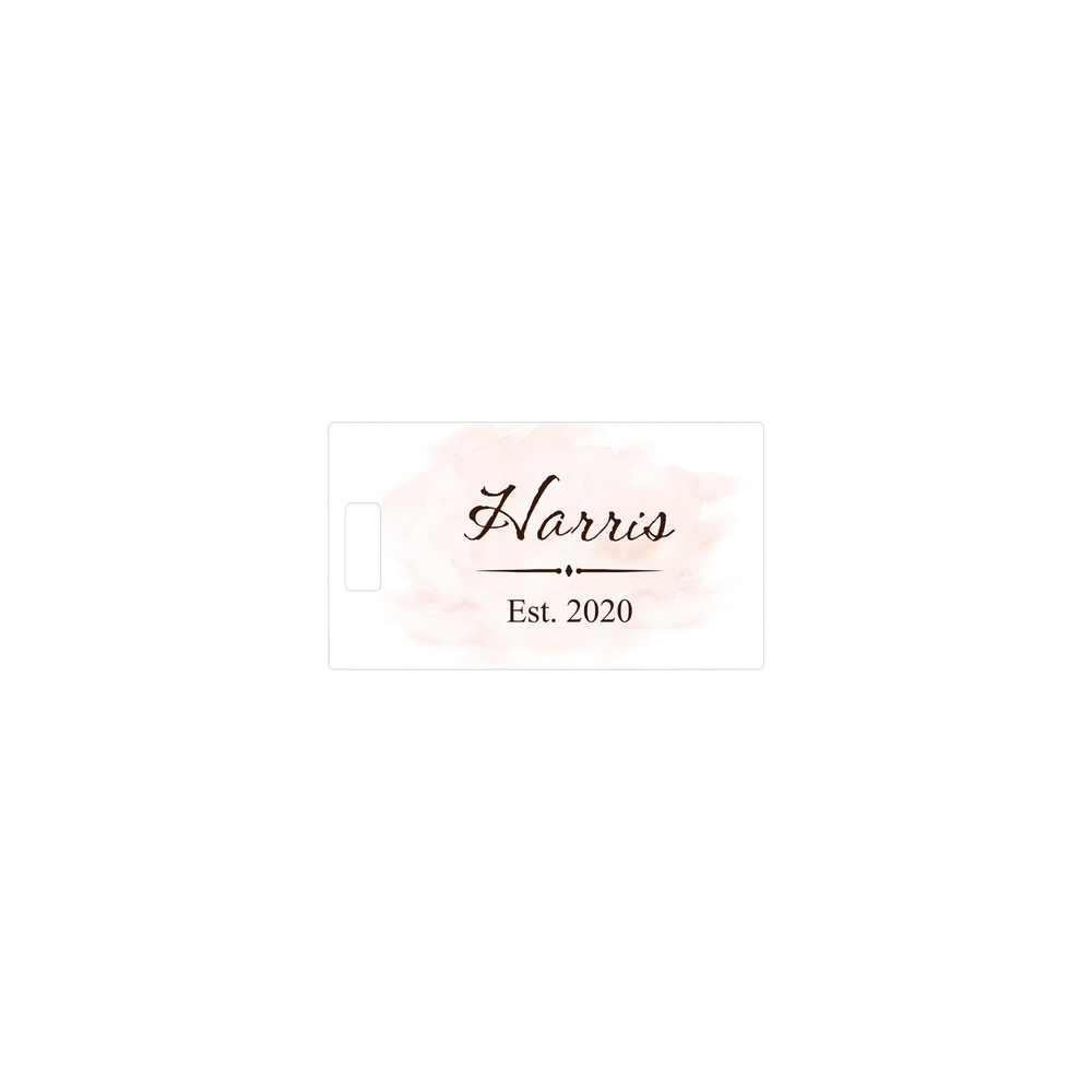 Personalized Watercolor Key Chain (Engravable) - Southern Grace Creations