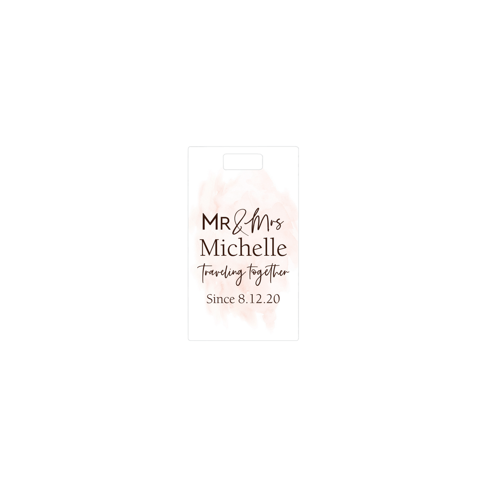 Personalized Watercolor Key Chain (Engravable) - Southern Grace Creations