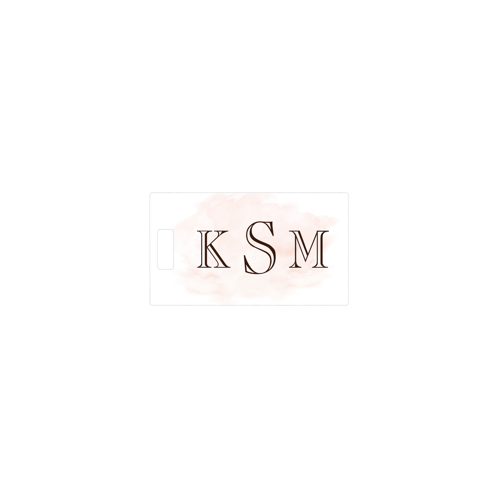 Personalized Watercolor Key Chain (Engravable) - Southern Grace Creations