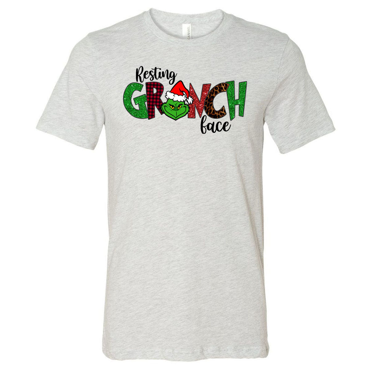 Resting Grinch Face Tee - Southern Grace Creations