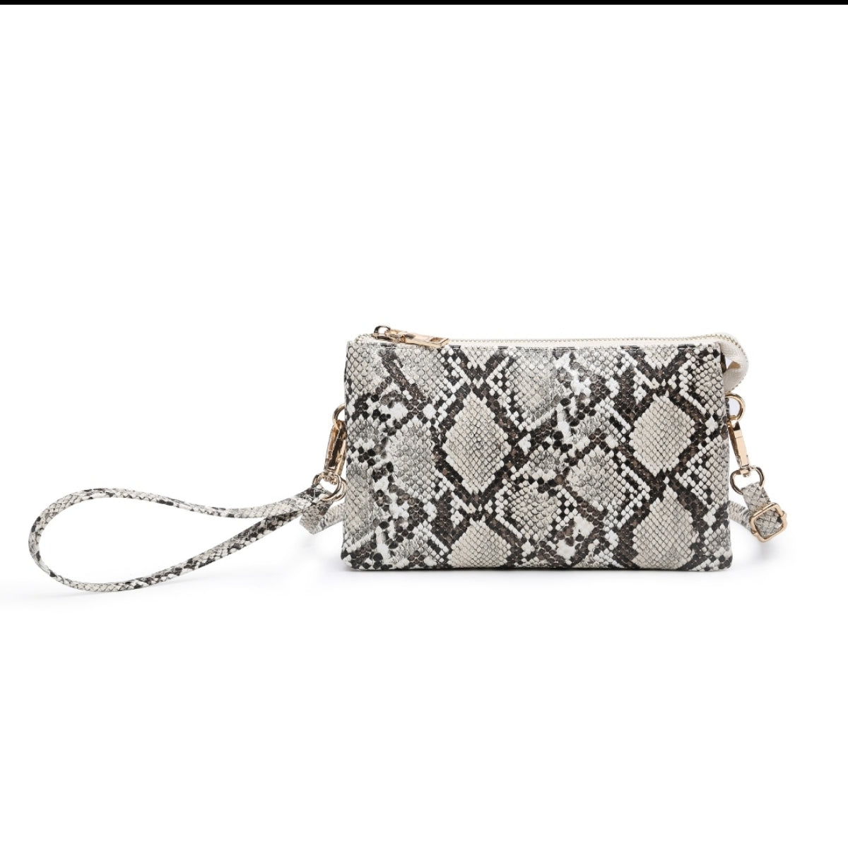 Riley Monogrammable CrossBody-Black/White - Southern Grace Creations