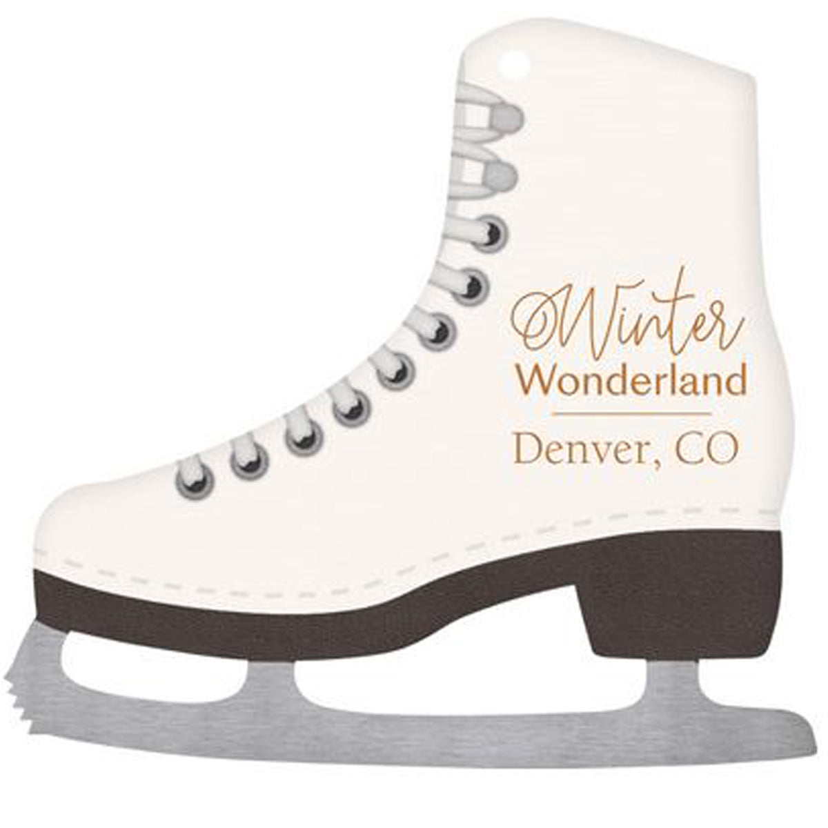 SKATE ORNAMENT- ENGRAVABLE - Southern Grace Creations