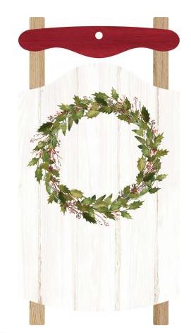 SLED ORNAMENT - Laser Engravable - Southern Grace Creations
