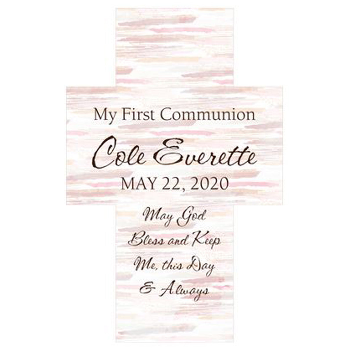 SWEET PINK CROSS THAT IS ENGRAVABLE - Southern Grace Creations