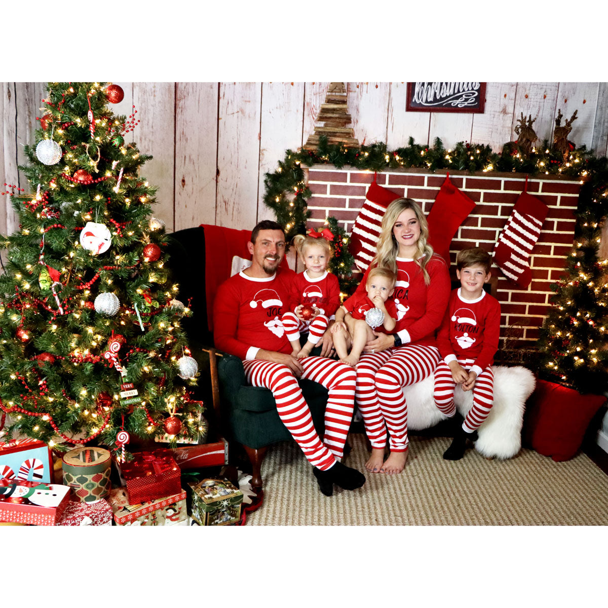 Santa Claus is Coming to Town Pajama Set - Adult & Youth - Southern Grace Creations