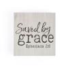 Saved By Grace Word Block - Southern Grace Creations