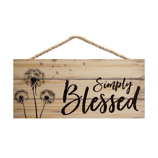 Simply Blessed Sign - 4.5X10 - Southern Grace Creations