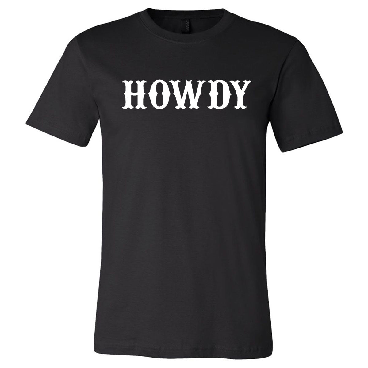 Southern Howdy TEE - Graphic Black Tee - Southern Grace Creations